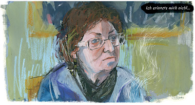 © Barbara Yelin, ‘Emmie Arbel. Die Farbe der Erinnerung’, Detail, Reprodukt, 2023